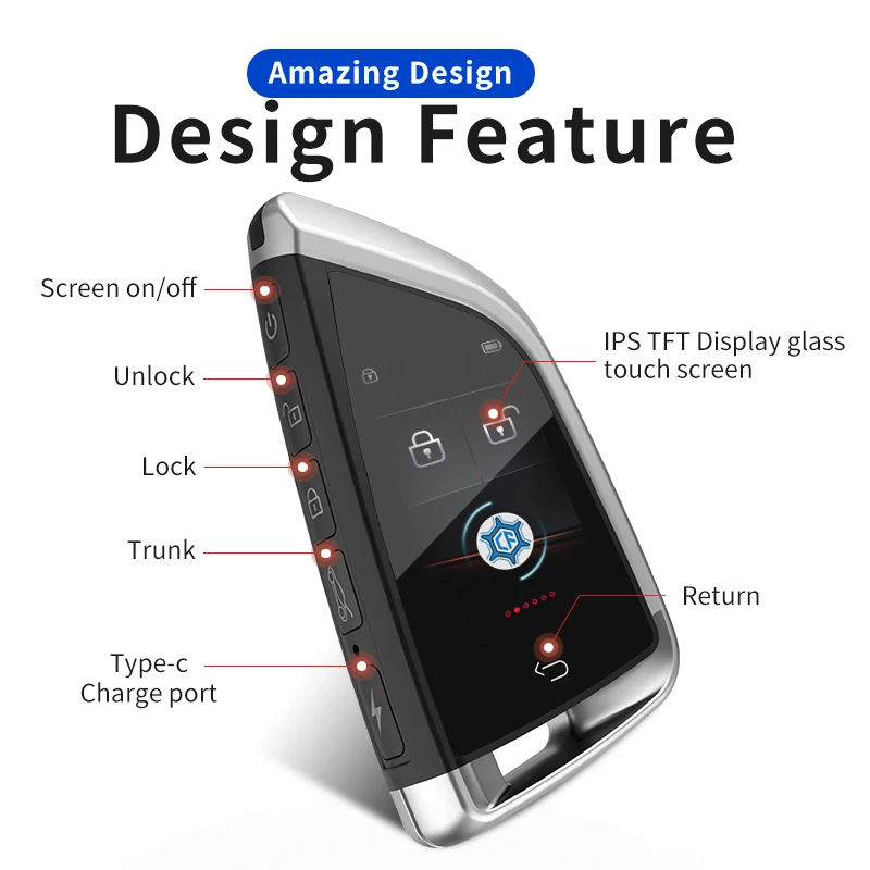 CF568 LCD display smart key (BMW *Classic Style)