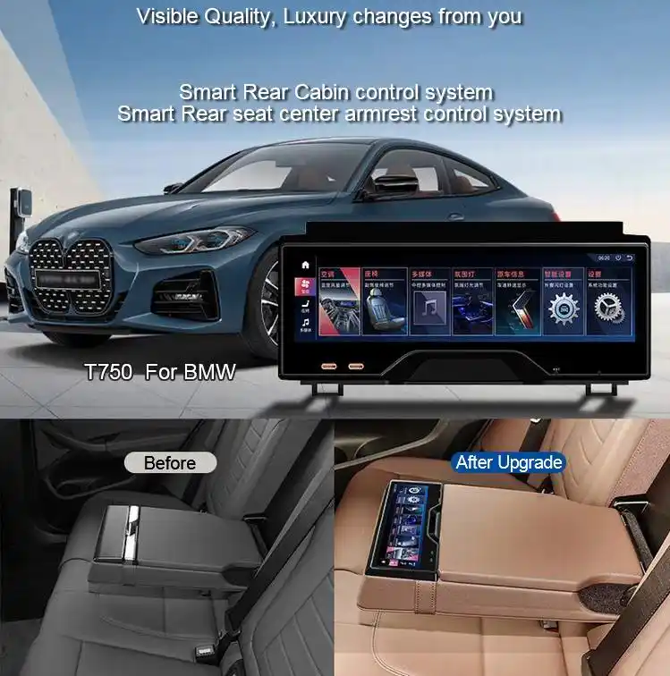 iSun car smart rear cabin T750 BMW