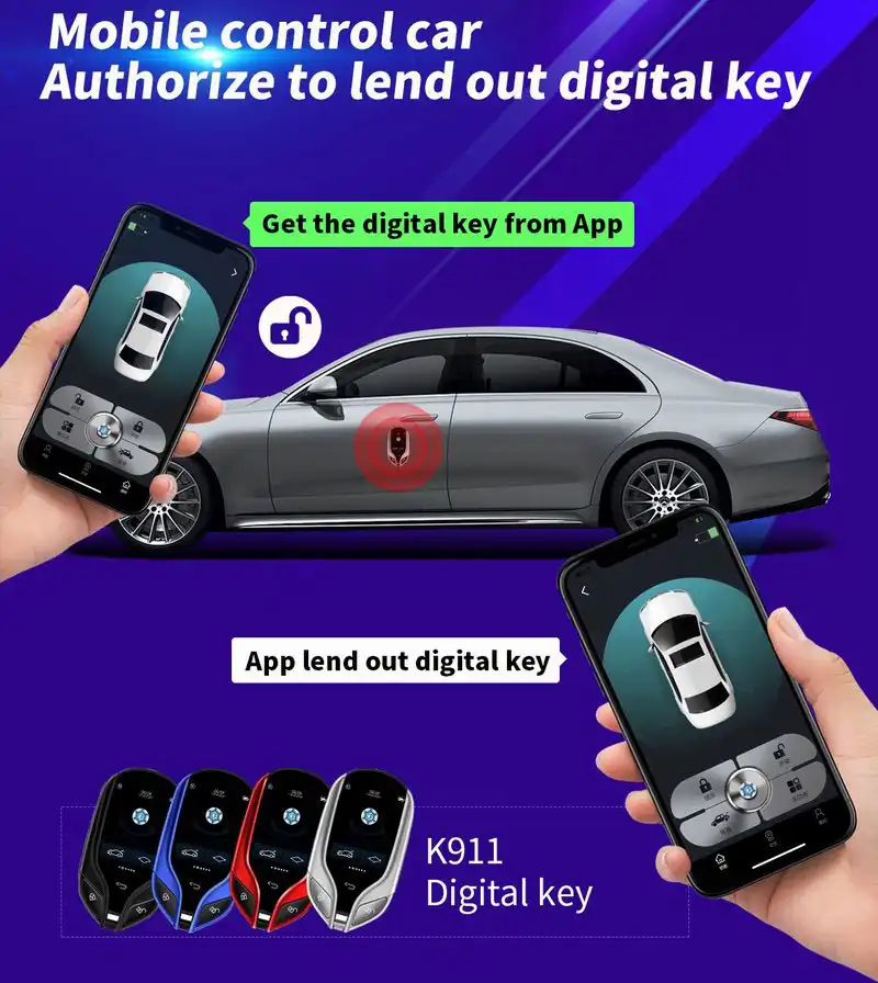 isun K911 LCD Smart Car Key