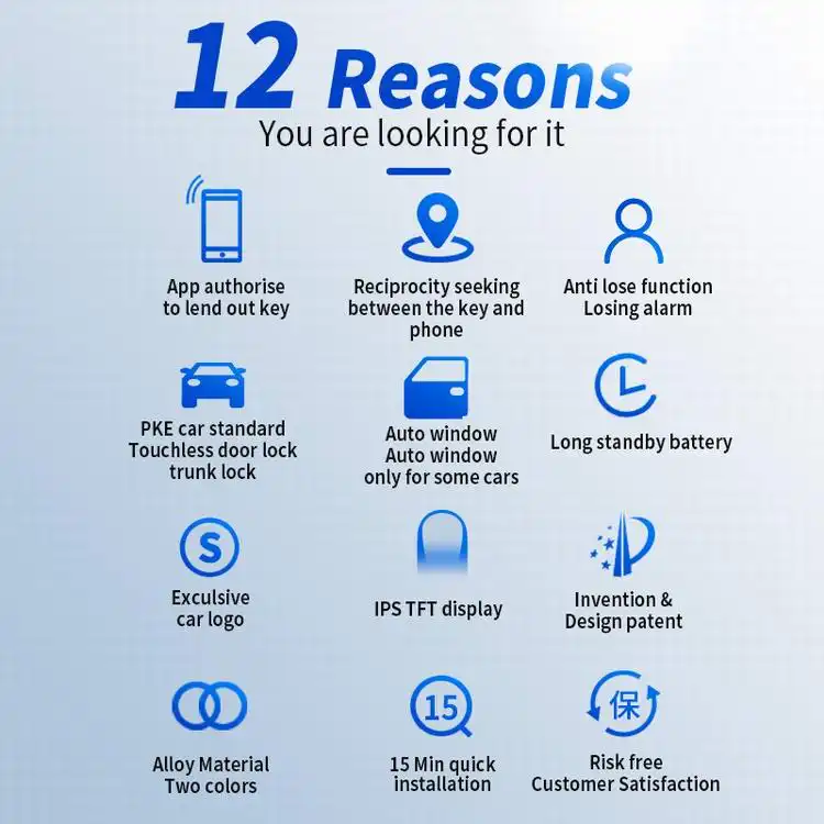 isun K911 LCD Smart Car Key