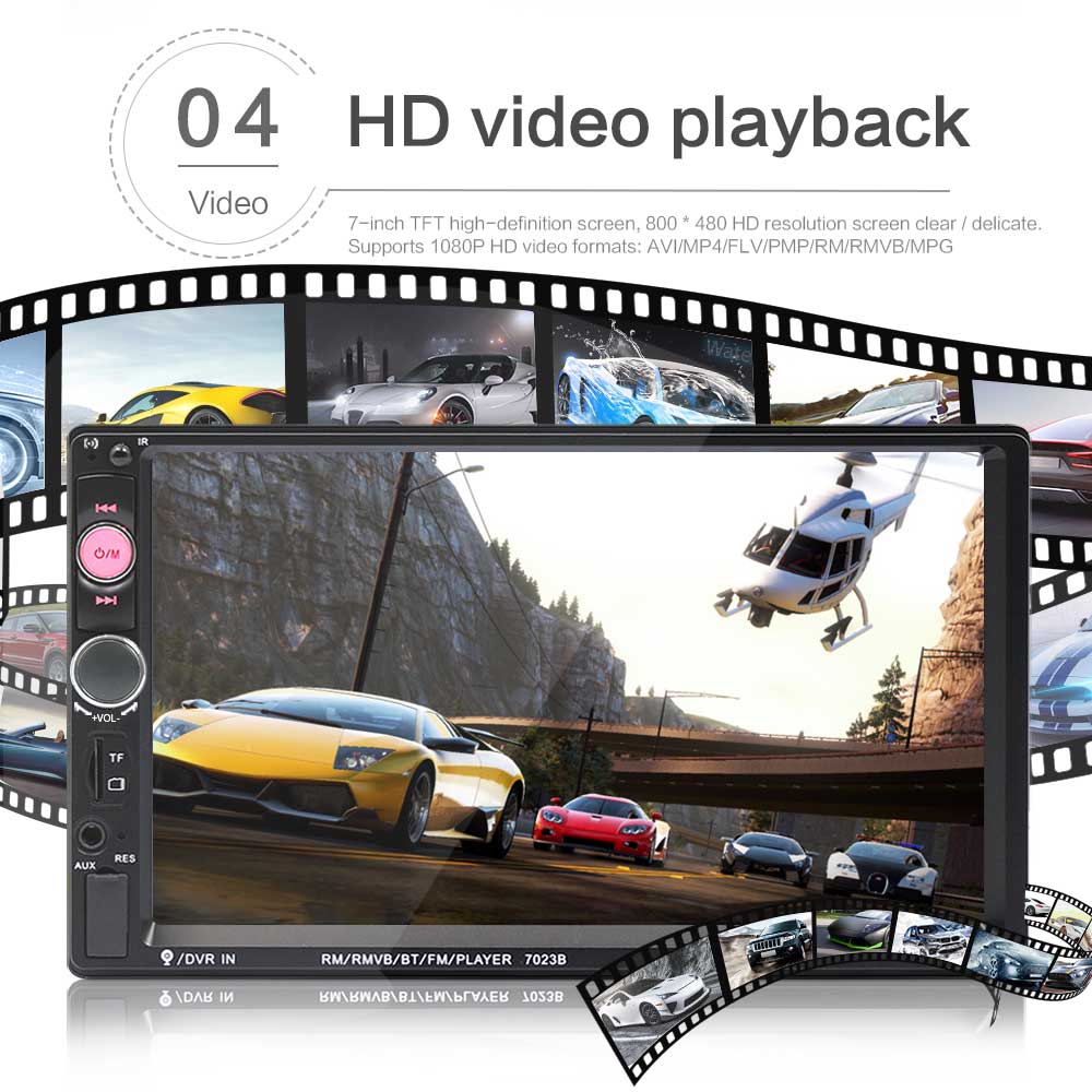 iSun IS7013B Car Mp5 Player +Steering Wheel Control