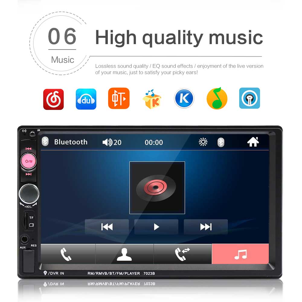 iSun IS7013B Car Mp5 Player +Steering Wheel Control